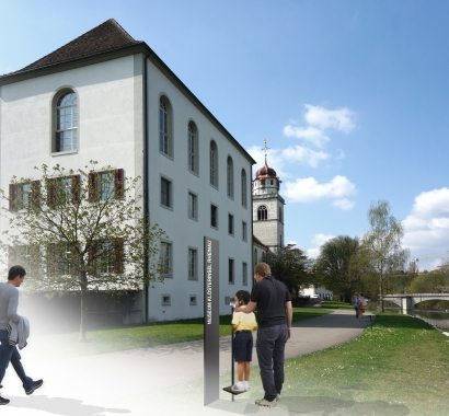 Museum Insel Rheinau Visualisierung Inselspatziergang